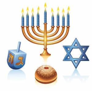 Hanukkah, a wintertime holiday in judaism, is also known as the jewish festival of lights as its focus is on lighting the eight chanukah candles during how to celebrate hanukkah. Happy Hanukkah