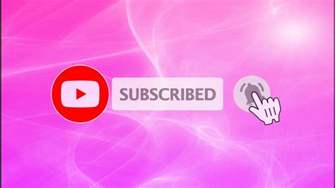 Subscribe Button With Pink Background Youtube