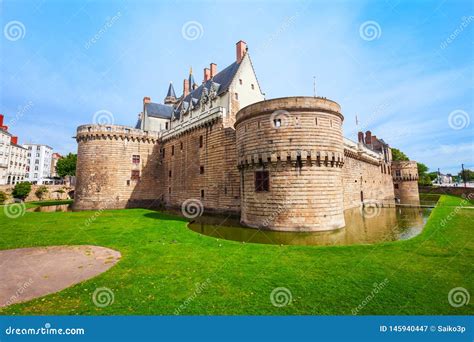 Castle Dukes of Brittany, Nantes Stock Image - Image of europe