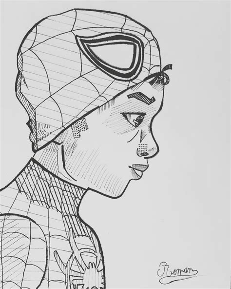 Miles Morales Marvel Art Drawings Spiderman Drawing Art Drawings Sketches Creative
