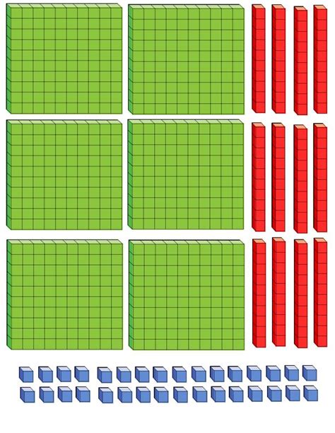O que há de novo no contador de unidades, decenas, centenas y mil 5. BLOQUES DE BASE 10 EN COLORES Y SIN COLOR PARA IMPRIMIR ...