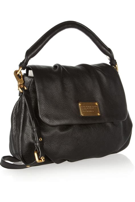 Marc By Marc Jacobs Classic Q Lil Ukita Textured Leather Shoulder Bag