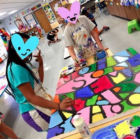 Cassie Stephens In The Art Room A Collaborative Painting For Field