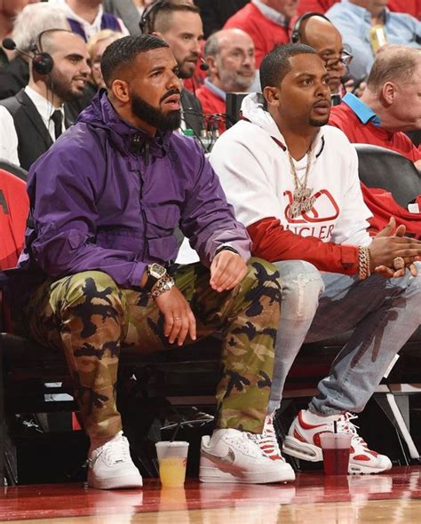 pics and vids of drake and chubbs at last nights raptors vs bucks game in to 🇨🇦 the last video