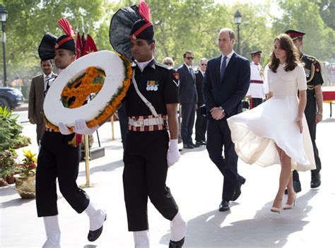 Duchess Of Cambridge Has Marilyn Monroe Moment In India And Flashes Her