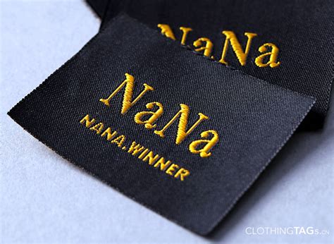 Custom Damask Woven Labels For Clothing Clothingtagscn