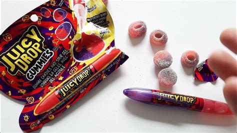 Juicy Drop Gummies Wild Cherry Berry Review Youtube