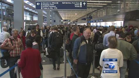 Tsa Warns Of Long Lines Abc7 Chicago