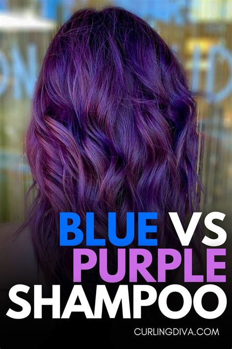 Blue vs purple shampoo