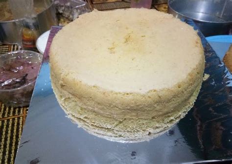 Resep Sponge Cake Untuk Kue Ultah Oleh Syafira Putri Dewi Cookpad