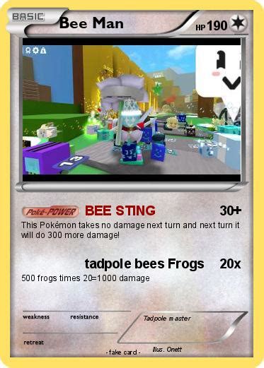 Pokémon Bee Man 2 2 Bee Sting My Pokemon Card