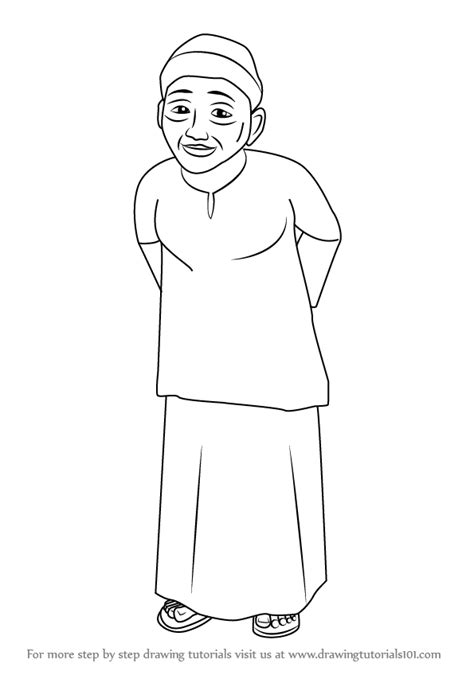 Learn How to Draw Opah from Upin & Ipin (Upin & Ipin) Step ...