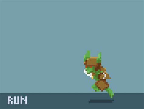 Animated Pixel Goblin By Rvros Pixel Pixel Characters Animation
