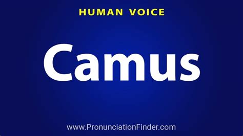 How To Pronounce Camus - YouTube