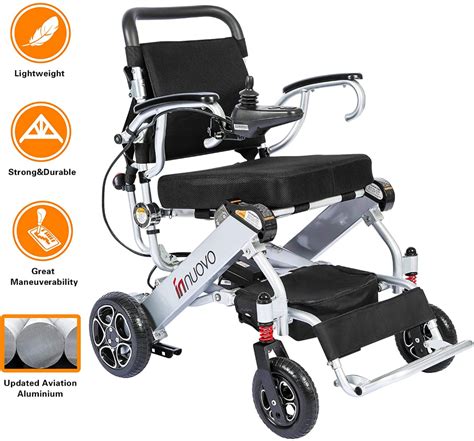 Innuovo Lightweight Foldable Electric Wheelchair For Adults