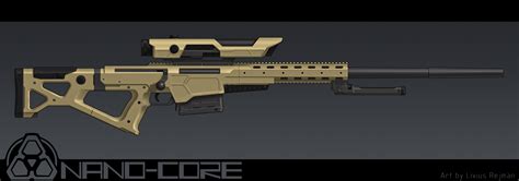 Futuristic Bolt Action Sniper Rifle By Nano Core On Deviantart