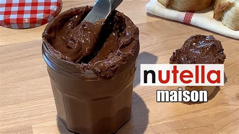 nutella maison recette de nutella facile et rapide youtube