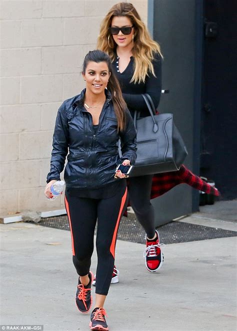 Khloe And Kourtney Kardashian Cheer Each Other On As They Fail To