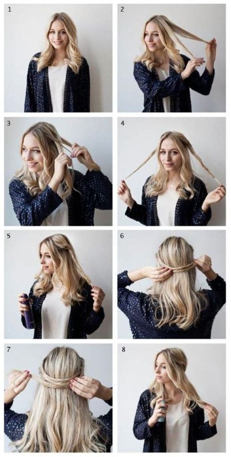 15 Idées De Coiffure Cheveux Mi Long Faciles à Faire En Moins De 10