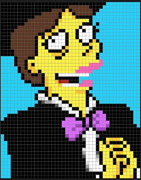 Simpsons One Shot Wonders Perler Bead Pixel Patterns