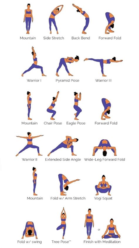 Standing Yoga Practice Easy Yoga Poses Power Vinyasa Yoga Yoga