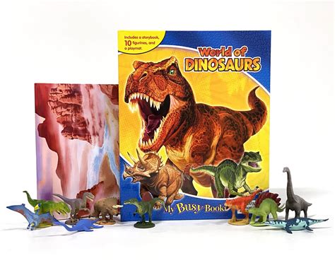 Buy Phidal Dinosaurs My Busy Book With Figurines Online Yallatoys