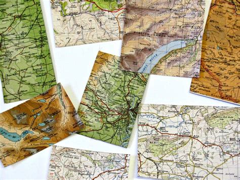Map Scrapbook Map Cut Outs Map Travel Journal Travel Etsy