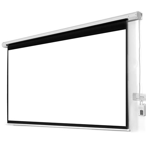 Projector screens can be quite large; Motorized Projection Screen Electric Roll Up Projector Screen With Remote - Buy Motorized ...