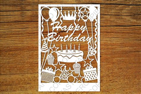 Free Cricut Birthday Card Template