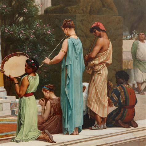 A Summer Repast Large Roman Classical Painting By Boulanger Mayfair Gallery