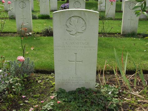 The Adegem Canadian War Cemetery J A Armitage