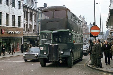 Transpress Nz Aec Double Deck Bus In Leeds England Early 1970s