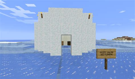 This minecraft igloo will look great in all of you. Igloo - ScottLand Minecraft Wiki