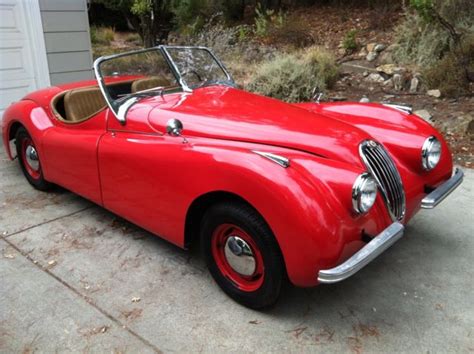 Vintage Jaguar Xk120 Roadster Replica Beauty For Sale