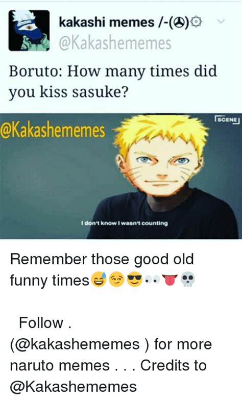You know the part in naruto where itachi comes back to the leaf for the first time to retrieve naruto for the akatsuki? Kakashi Memes O OKakashememes Boruto How Many Times Did ...