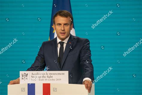 French President Emmanuel Macron Editorial Stock Photo Stock Image