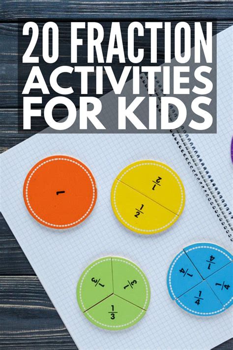Teaching Fractions To Kids 20 Math Games And Activities That Work