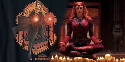 Doctor Strange 2 Merch Gives Better Look At Full Scarlet Witch Costume