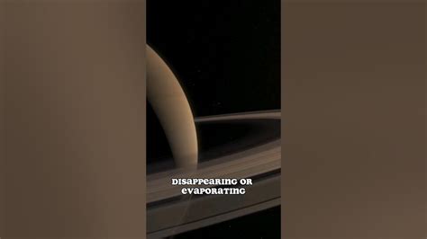 Saturn Is Losing Its Rings Youtube