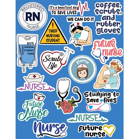 Nurse Stickers Nursing Student Stickers For Laptop Notebook Tumbler
