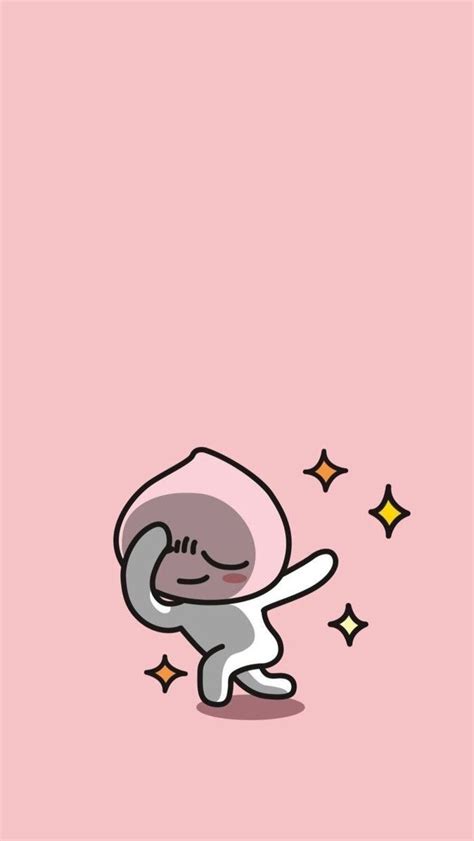 Kakao Friends 복숭아 리틀 어피치 모음 ️ 배경화면잠금화면 네이버 블로그 Ilustrasi Kartun Seni