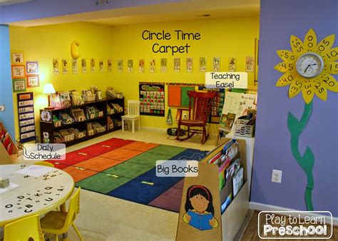 A Tour Of The Classroom Preschool Classroom Setup Daycare Setup