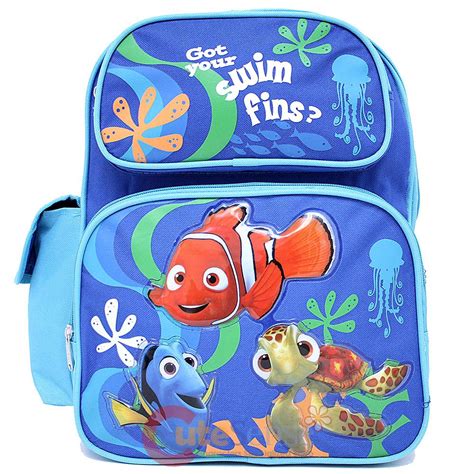 Finding Nemo School Backpack 14 Medium Book Bag Squirt Dory Bag Ebay
