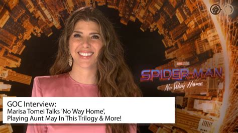 Marisa Tomei Talks Spider Man No Way Home Playing Aunt May In This Trilogy And More Youtube