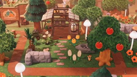 Here are some ideas for styling a front lawn that makes an impression. Moonglow Forest — a little greenhouse in the woods 🍄 in 2020 | Animal crossing, Animal crossing ...