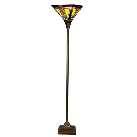 River Of Goods 71 In Multi Colored Floor Lamp With Stained Glass