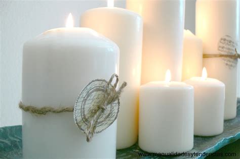 Extiende algunos candeleros y velas sobre toda la casa. Manualidades y tendencias: Decorar con velas / Candle ...