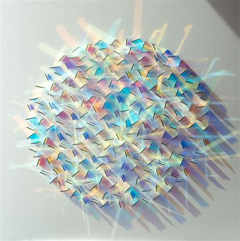 Geometric Arrangements of Colorful Glass Reflect Gorgeous Patterns of Light