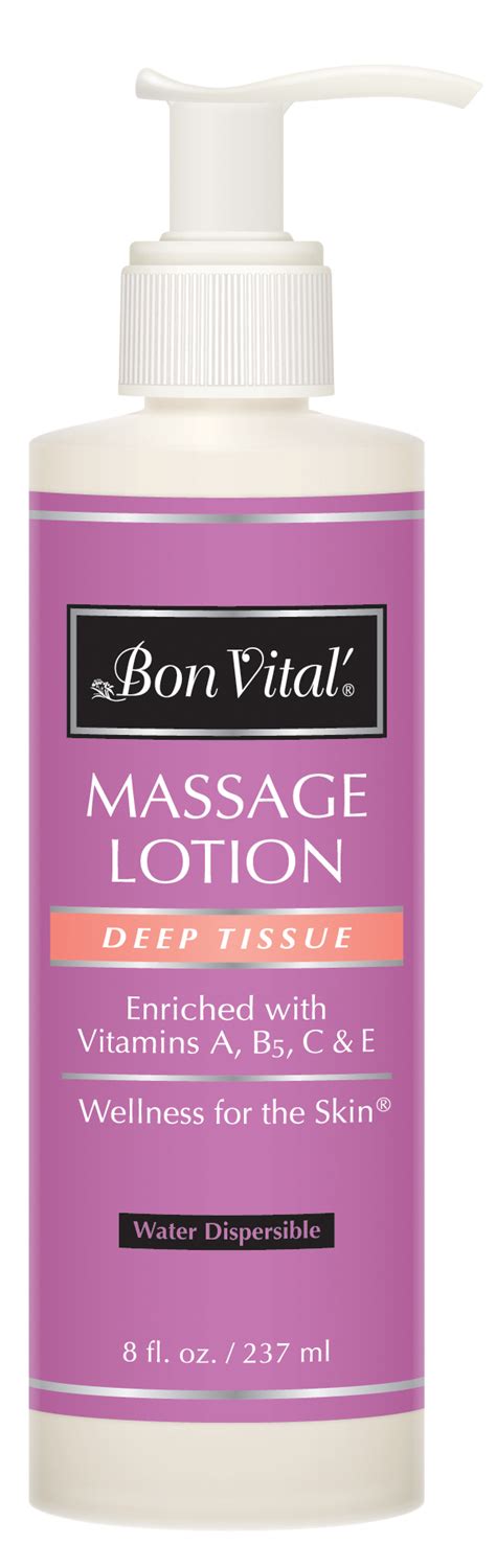 During this method, your masseuse will use deep pressure along. Deep Tissue Massage Lotion 8 oz | Bon Vital'