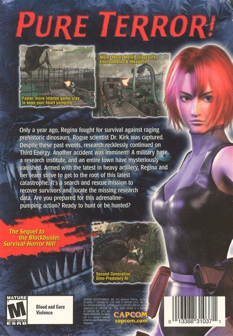 Dino Crisis 2 2000 Box Cover Art Mobygames